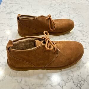 Ugg Maksim Round Toe Camel Color Mens Sheepskin Ankle Boots Size 11
